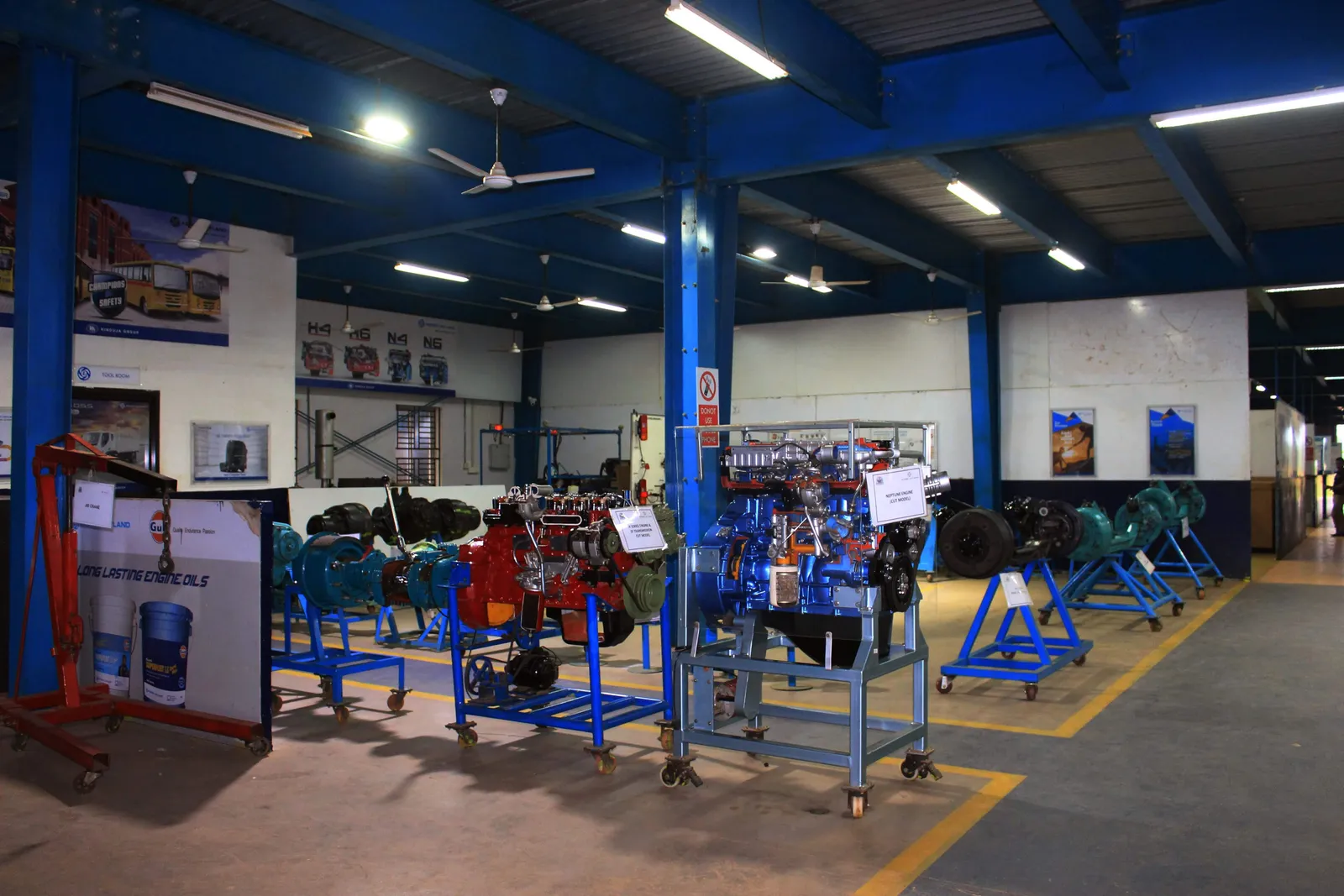 The Ashok Leyland zonal training centre at Bhubaneswar