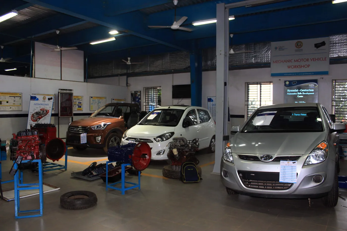 Hyundai four-wheel service laboratory